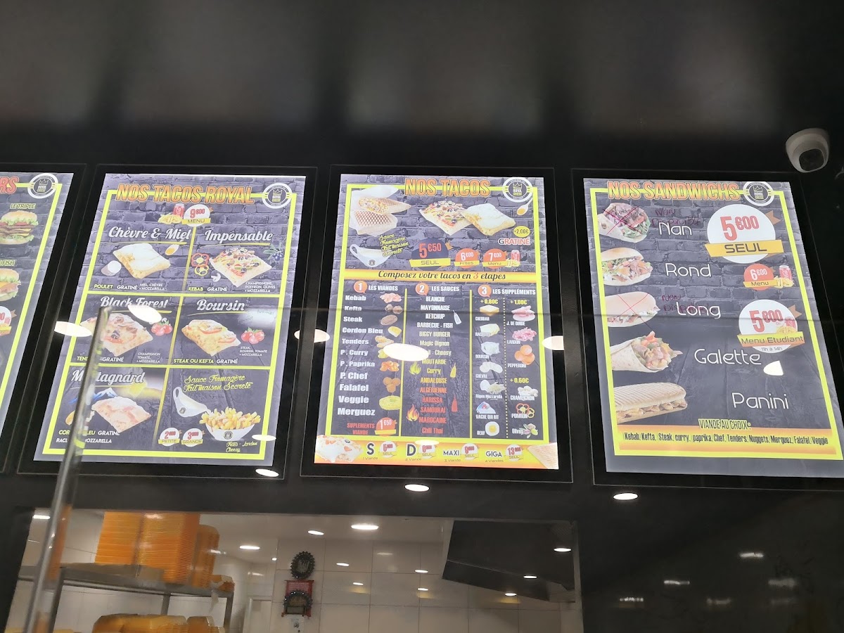 Menu Royal Cheese | Tacos Kebab Colomiers-1