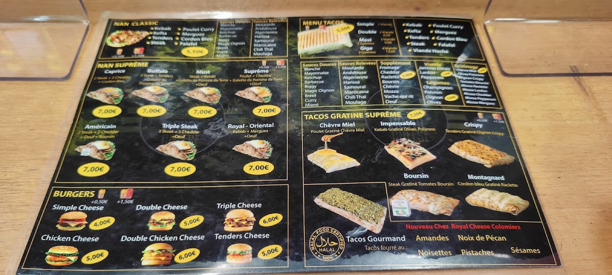Menu Royal Cheese | Tacos Kebab Colomiers-2