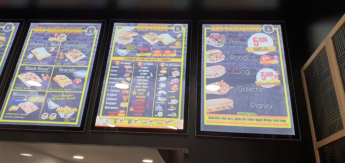 Menu Royal Cheese | Tacos Kebab Colomiers-3
