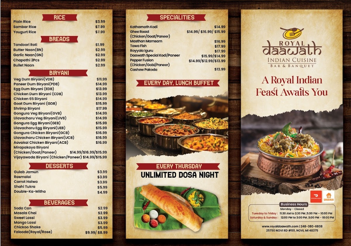 Menu Royal Daawath Indian Cuisine-5
