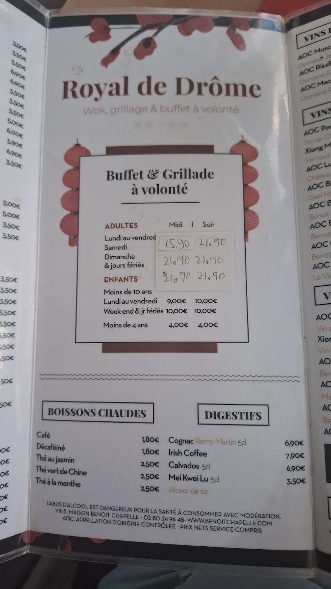 Menu Royal De Drome-1