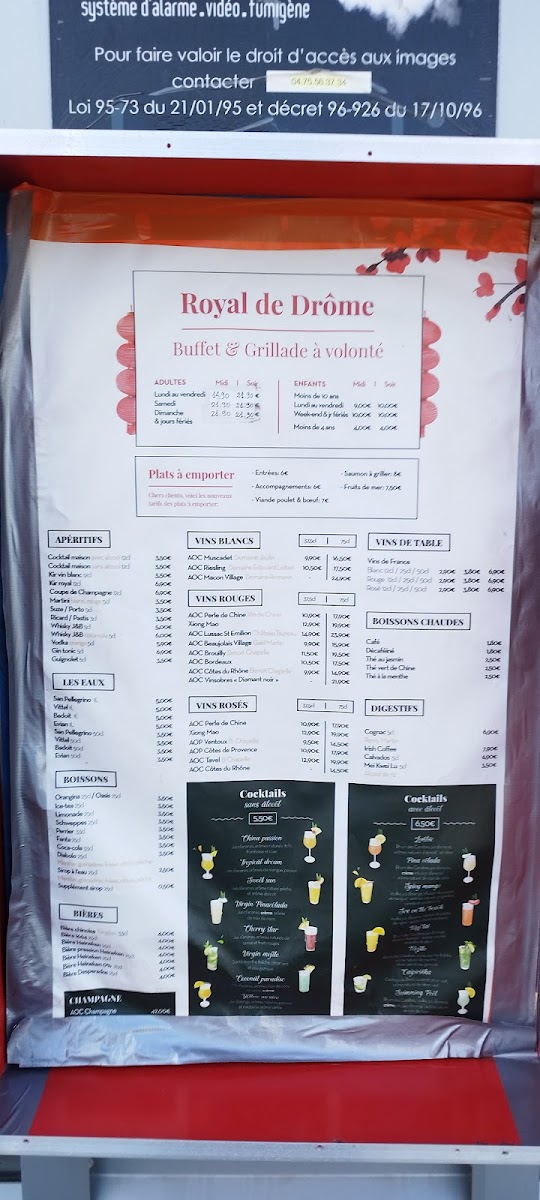 Menu Royal De Drome-2