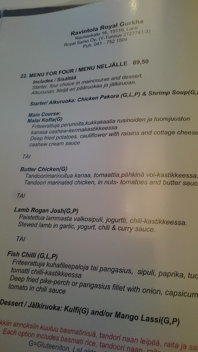 Menu Royal Gurkha-1