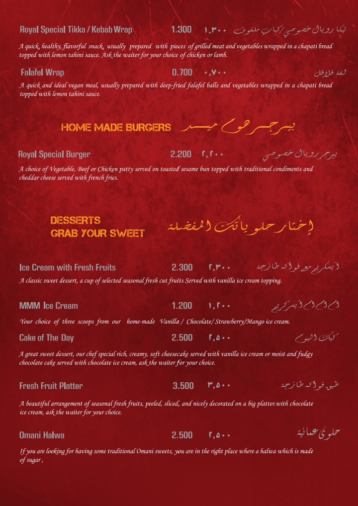 Menu Royal House Restaurant-6