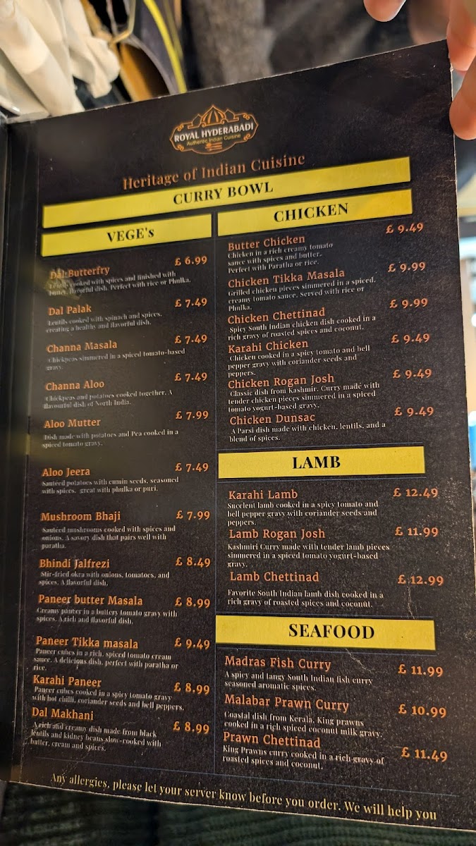 Menu Royal Hyderabadi Woodgreen-3