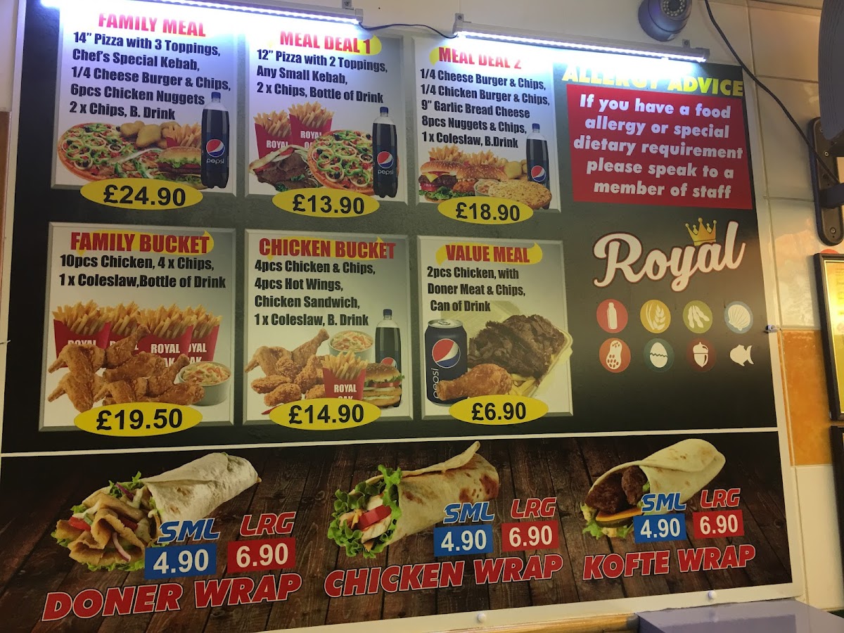 Menu Royal Oak Kebab House-5
