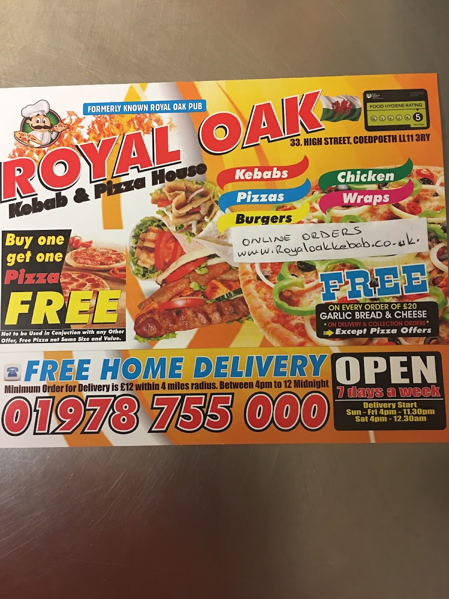 Menu Royal Oak Kebab House-6