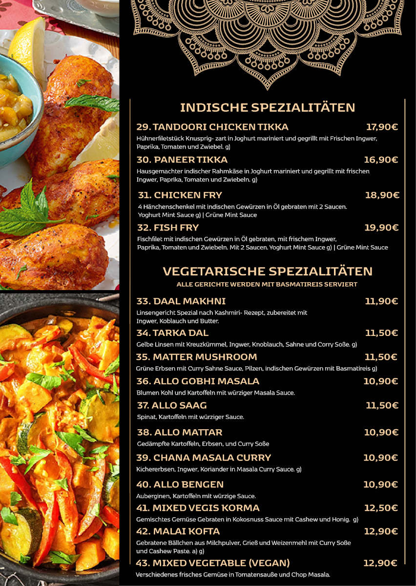 Menu Royal Punjab - Indisches Restaurant - Hamburg-3