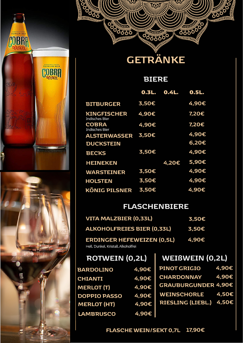 Menu Royal Punjab - Indisches Restaurant - Hamburg-8