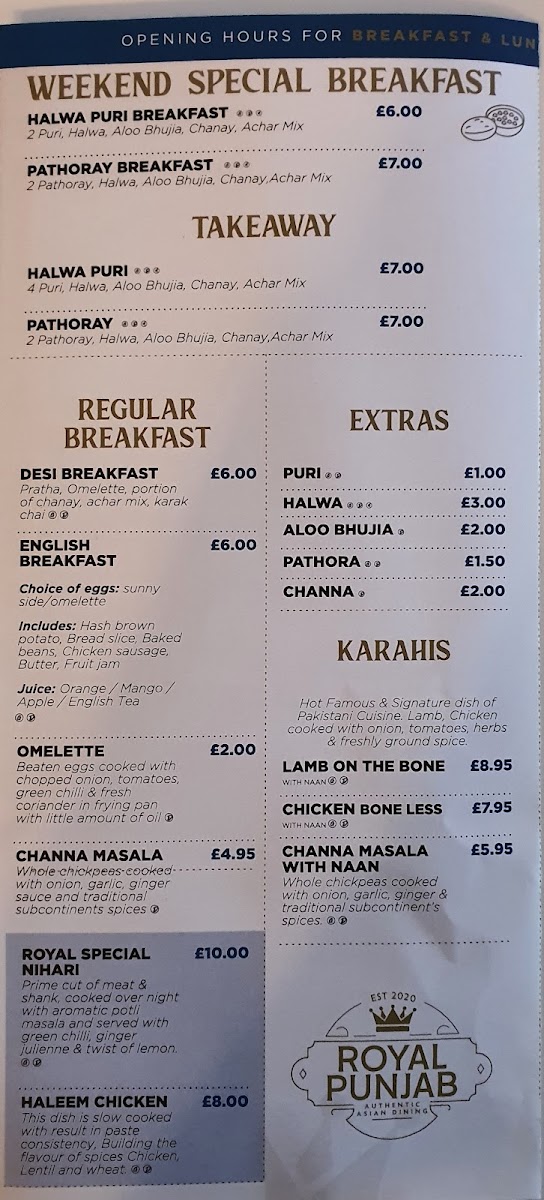Menu Royal Punjab Restaurant-10