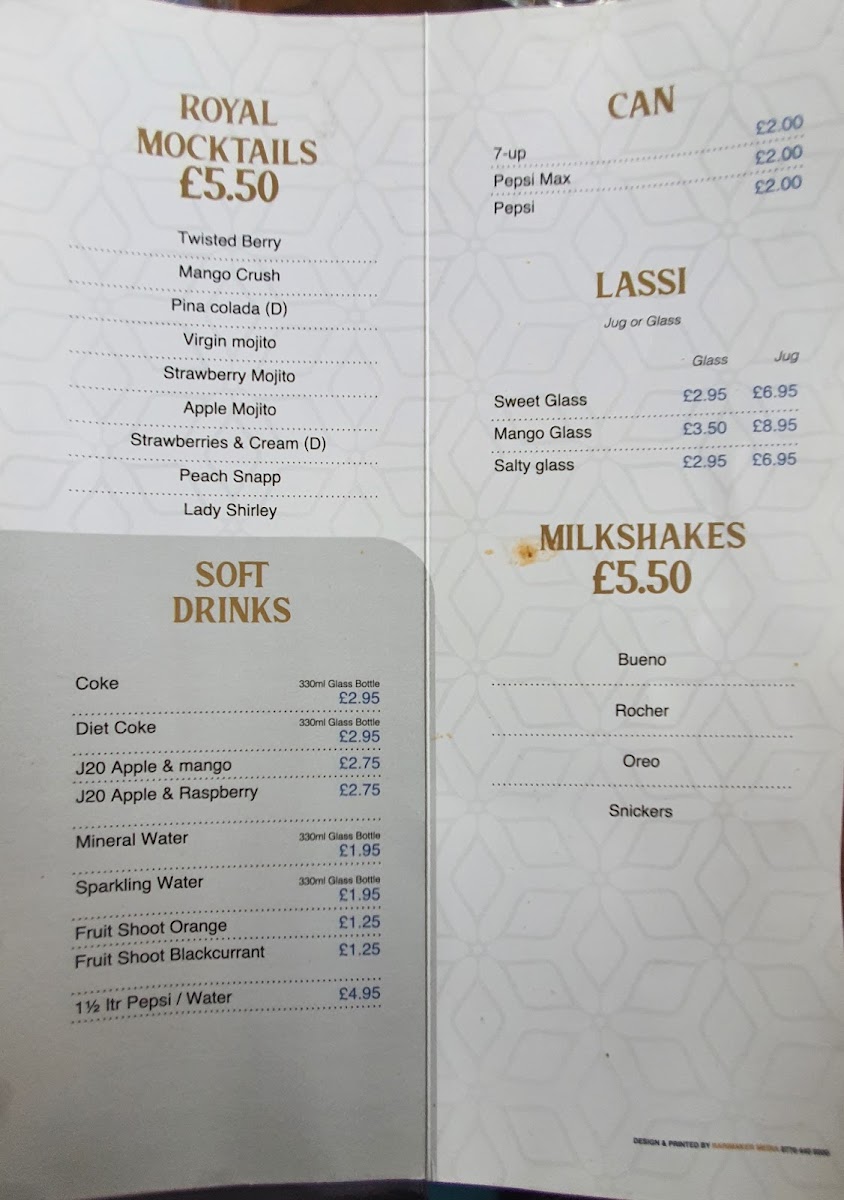 Menu Royal Punjab Restaurant-7