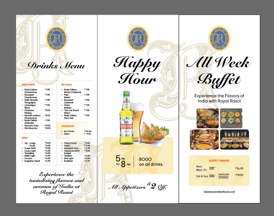 Menu Royal Rasoi Indian Cuisine-1