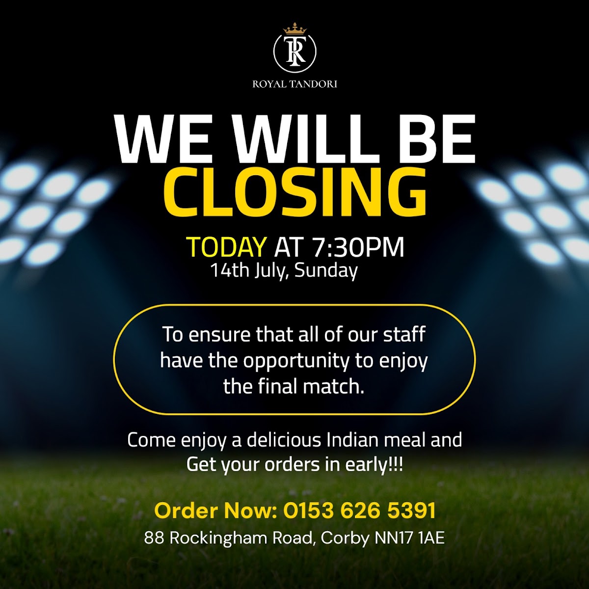 Royal Tandoori Indian Restaurant And Takeaway Corby-4