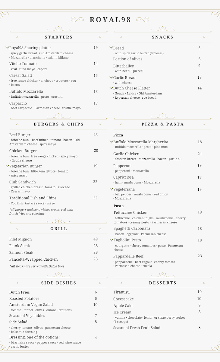 Menu Royal98-1