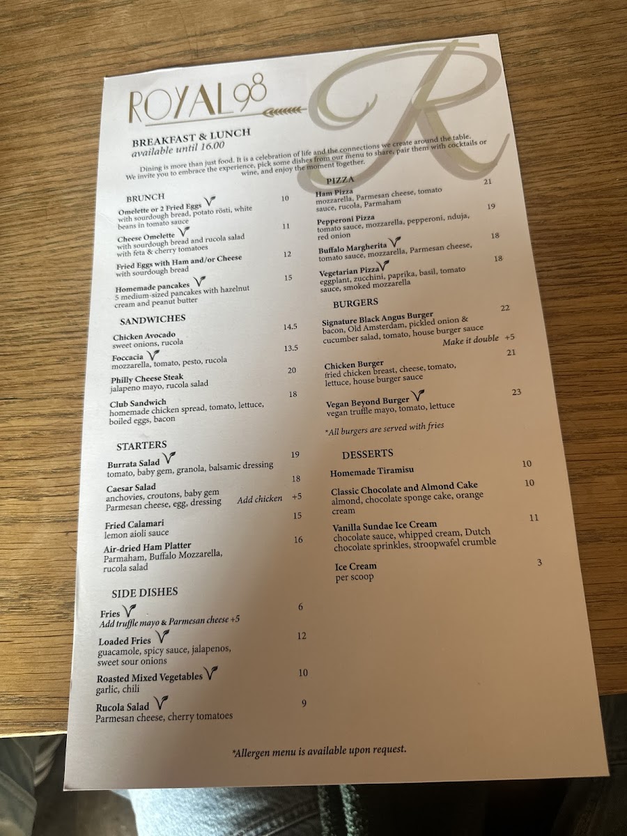 Menu Royal98-4