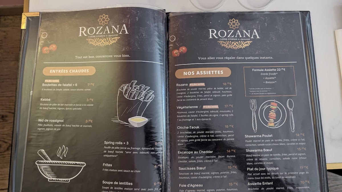 Menu Rozana Restaurant-1
