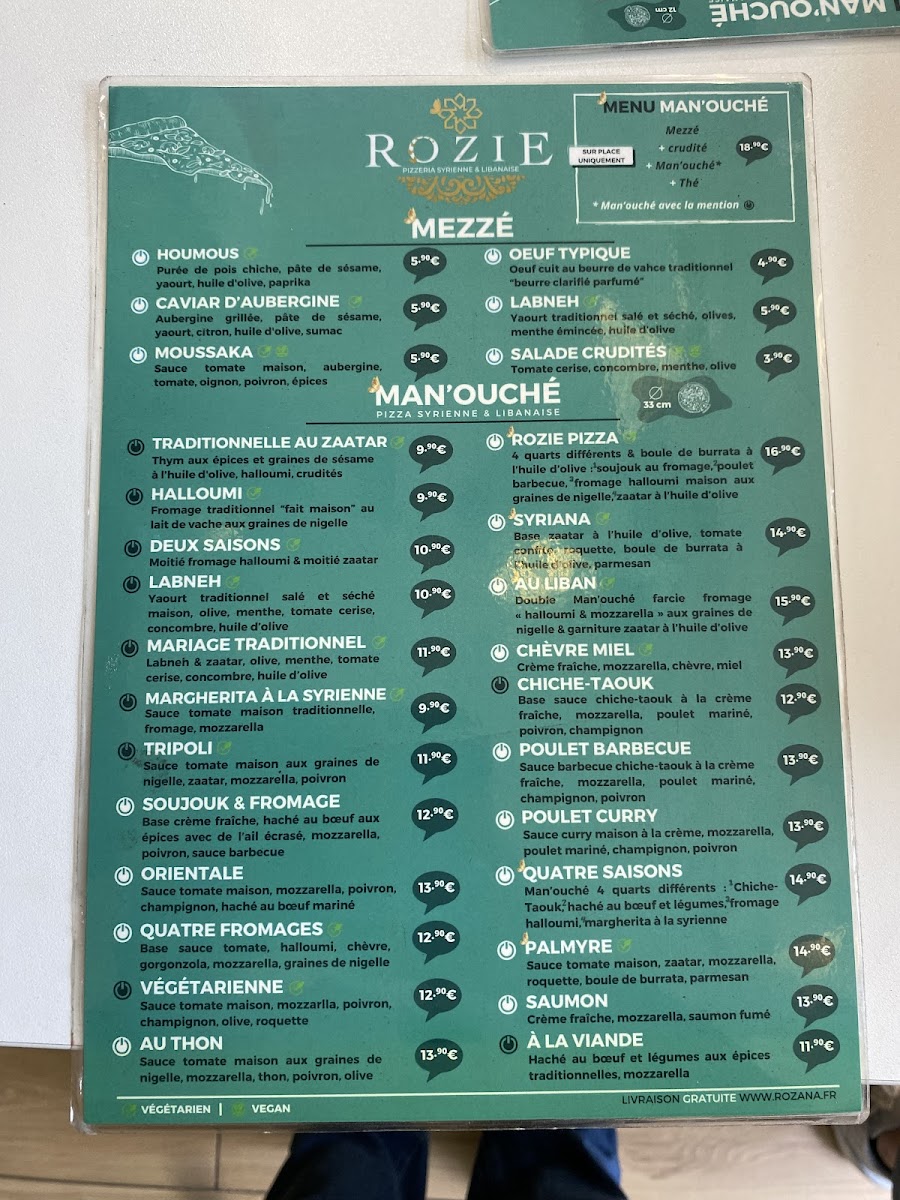 Menu Rozie Pizza & Pâtes-6