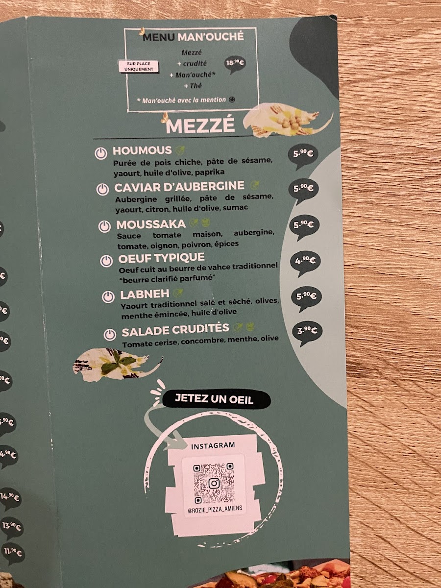 Menu Rozie Pizza & Pâtes-7