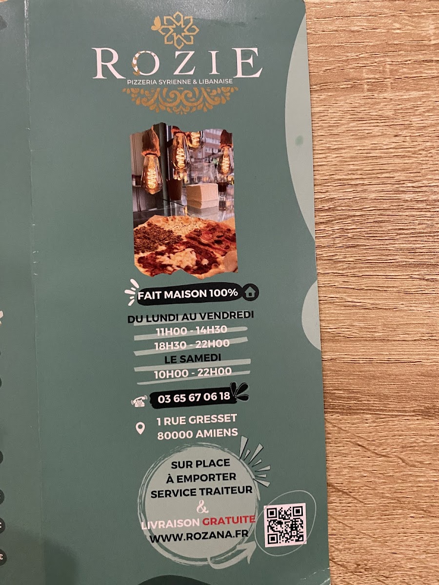 Menu Rozie Pizza & Pâtes-8