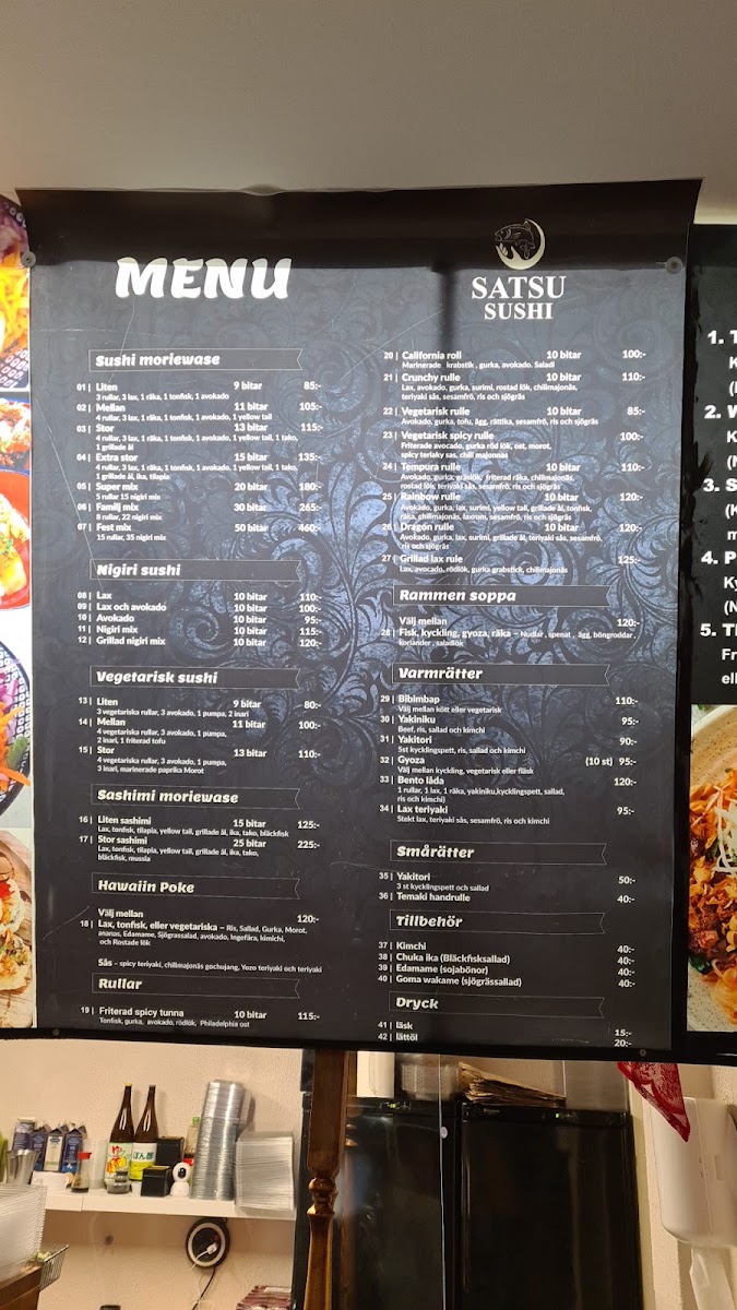 Menu Årsta Centrum & Satsu Sushi-5