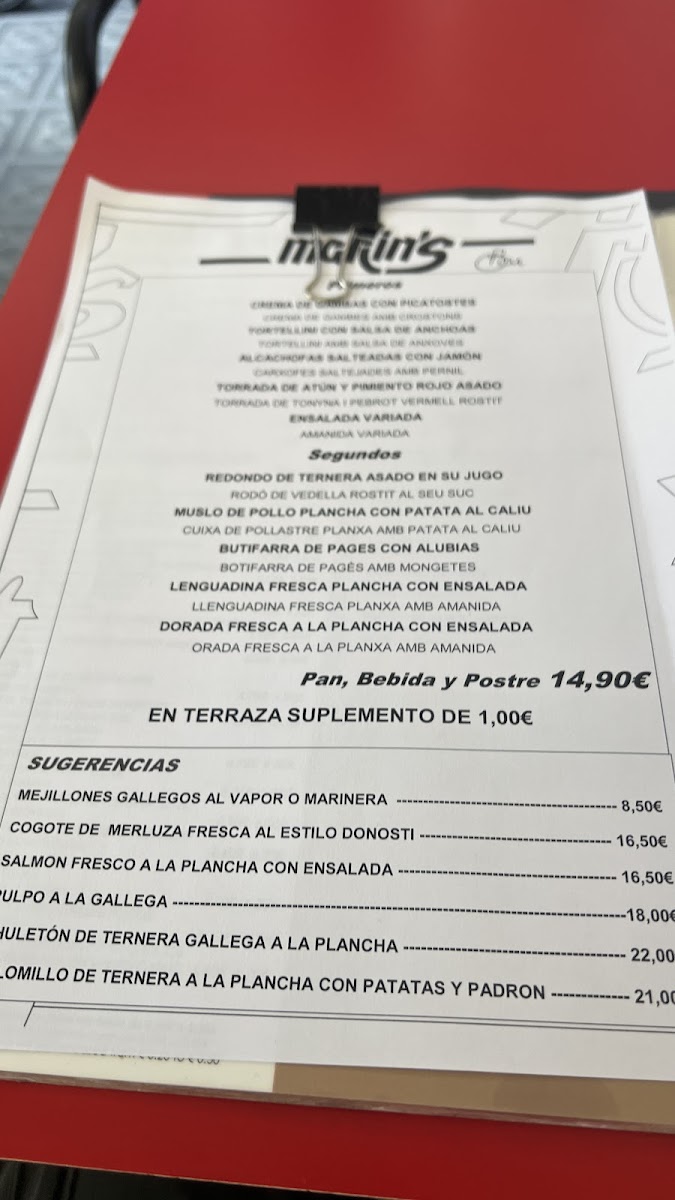 Menu Rte.martin's-1