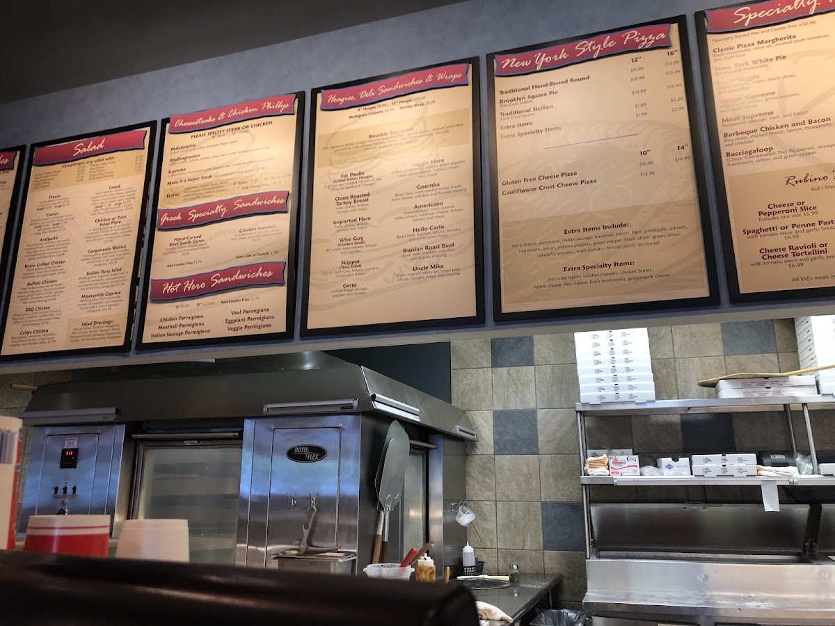 Menu Rubino's Pizzeria-4