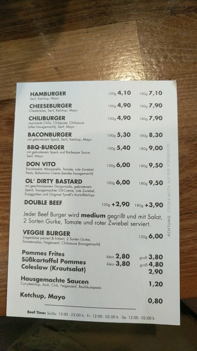 Menu Ruff's Burger Düsseldorf-10