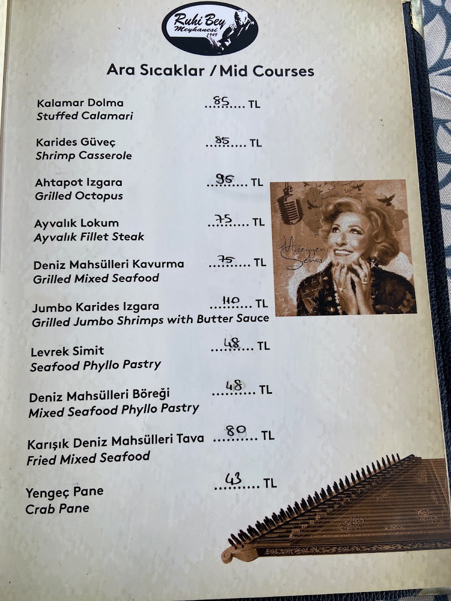 Menu Ruhibey Restaurant 1949-4