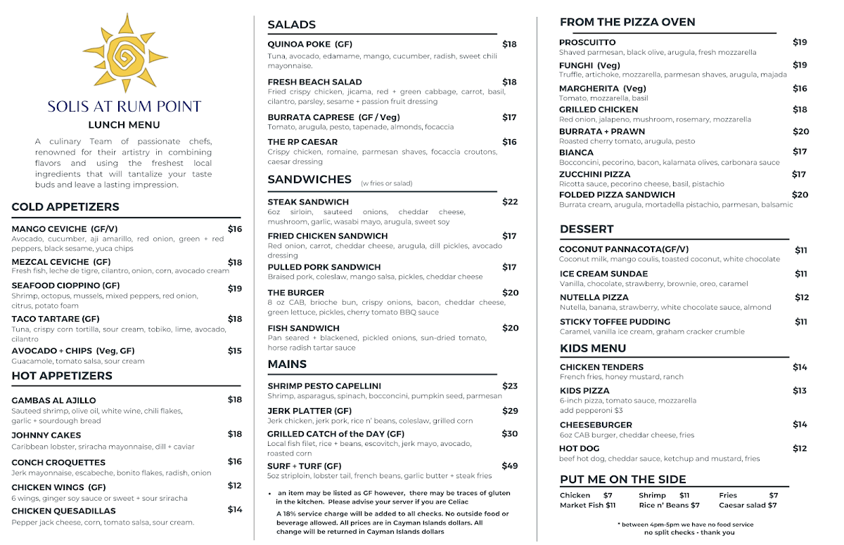 Menu Rum Point Club-1