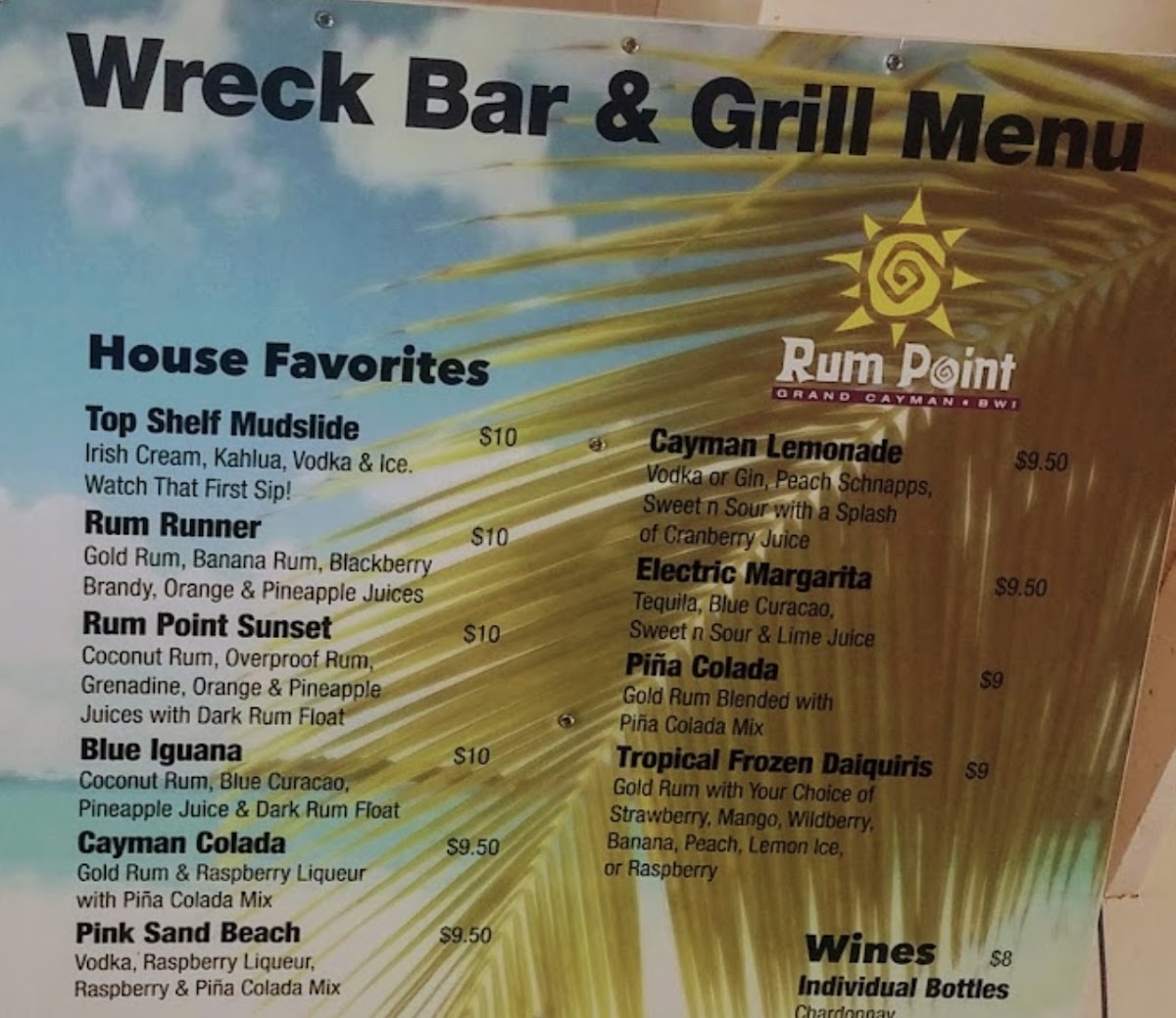 Menu Rum Point Club-10