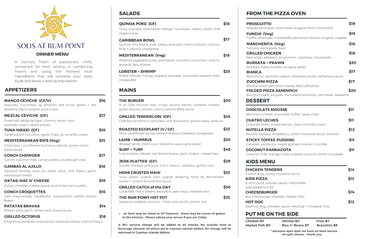 Menu Rum Point Club-2