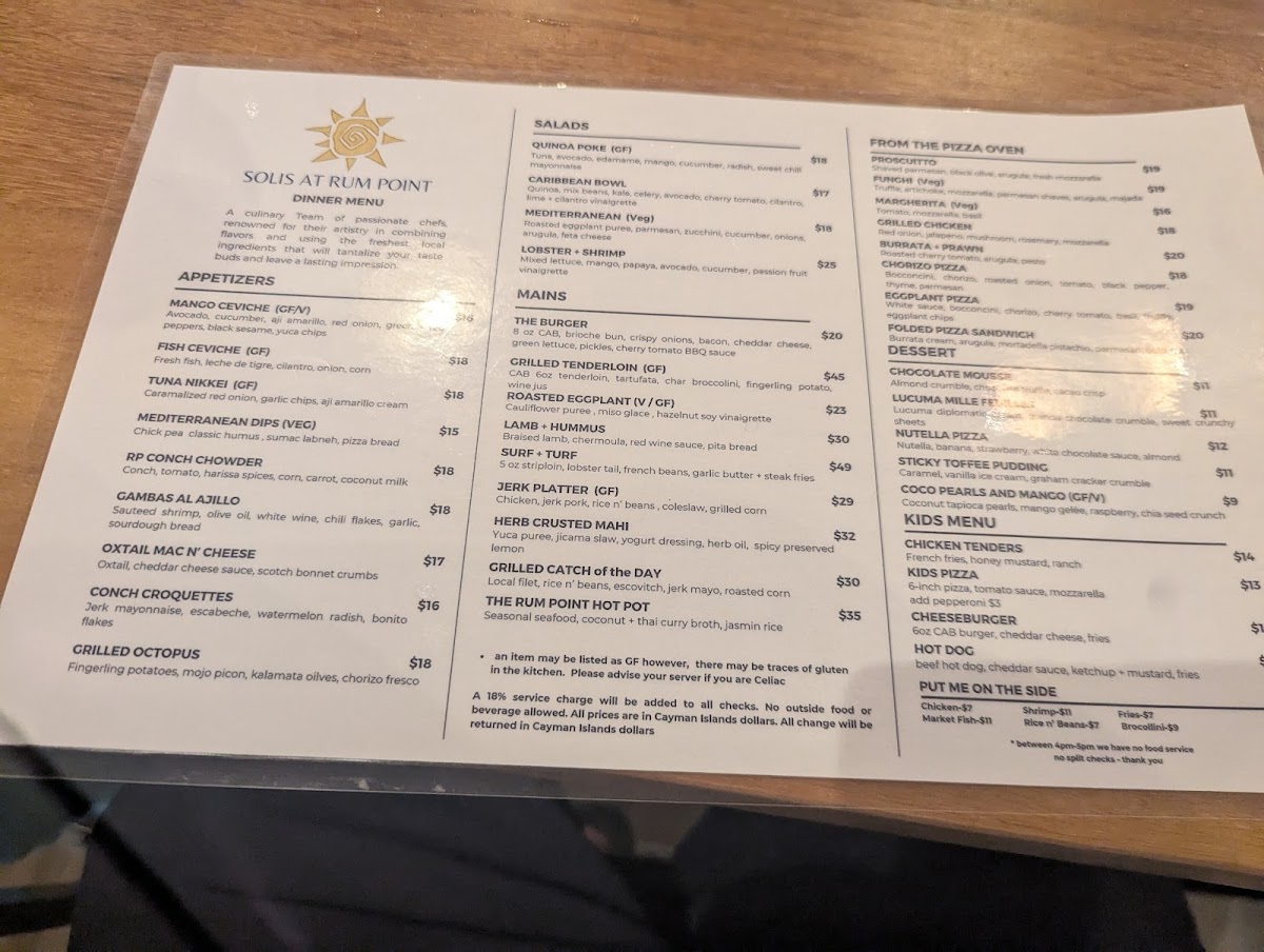 Menu Rum Point Club-8