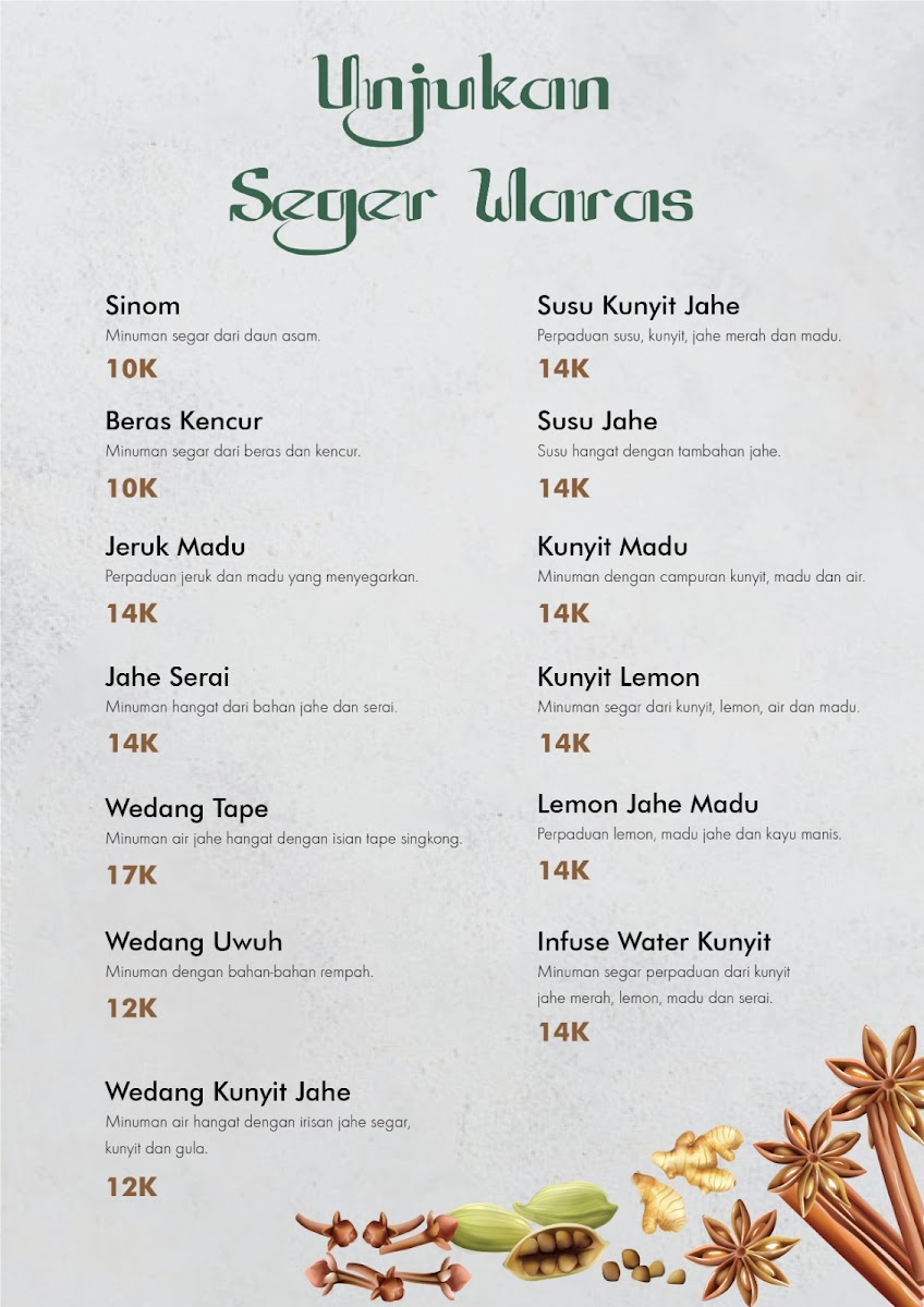 Menu Rumah Jawa Kediri-1