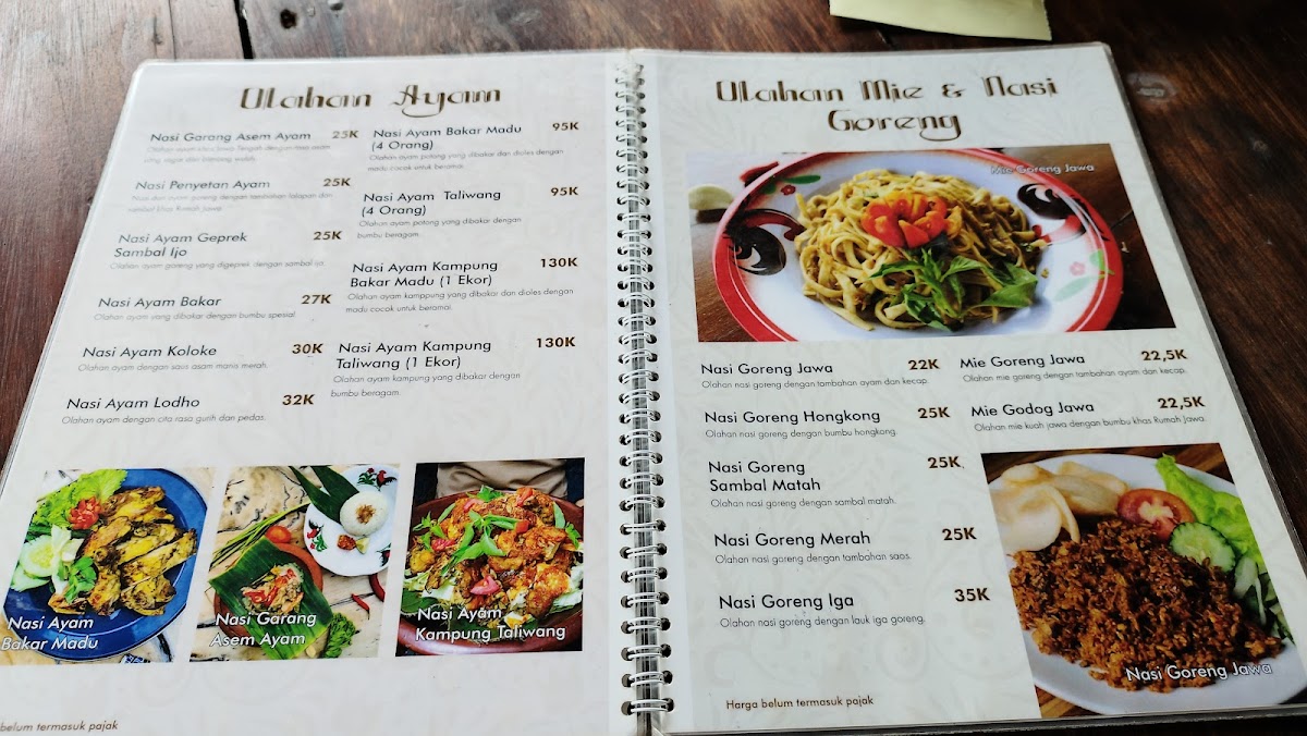 Menu Rumah Jawa Kediri-4