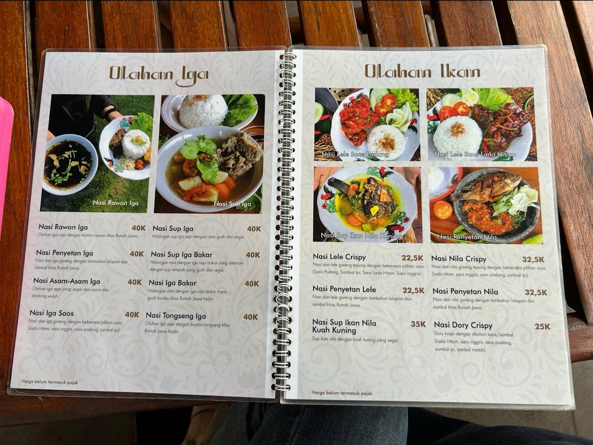 Menu Rumah Jawa Kediri-8