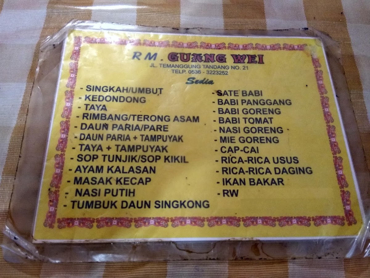 Menu Rumah Makan Babi Guang Wei-6