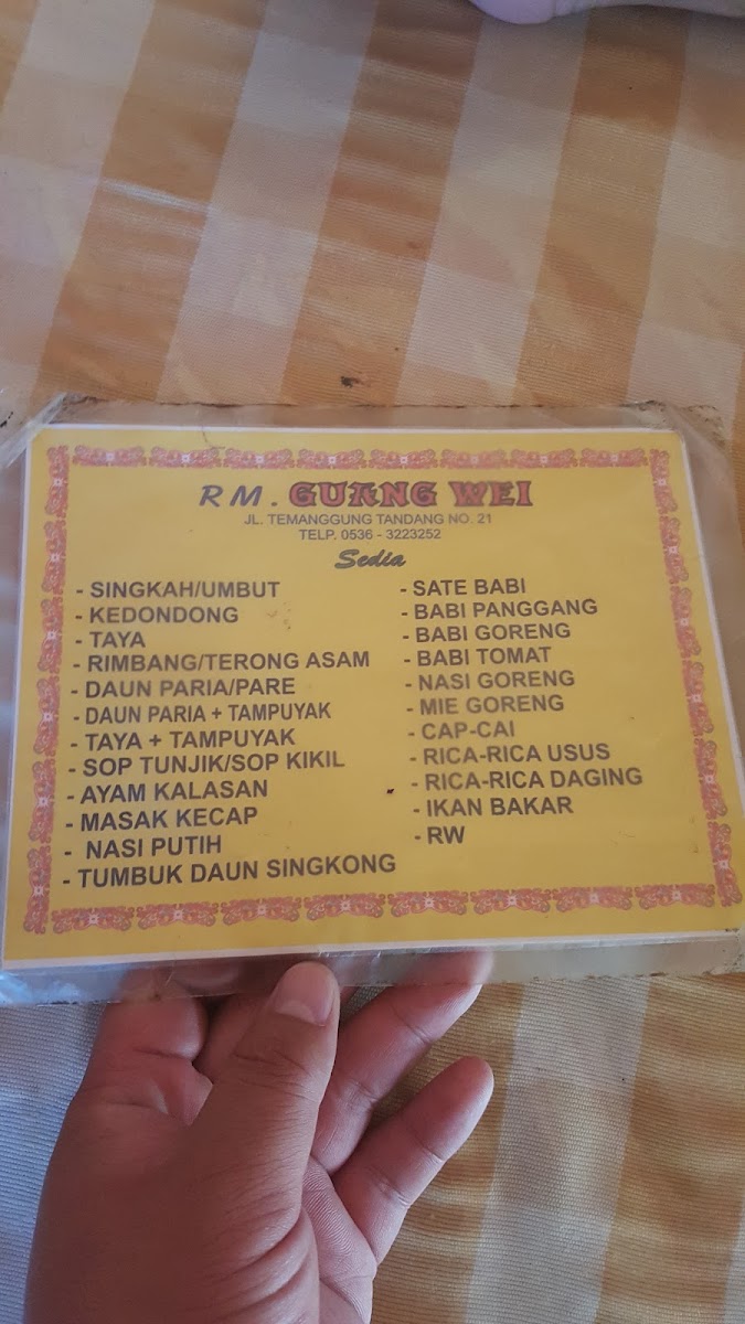 Menu Rumah Makan Babi Guang Wei-7