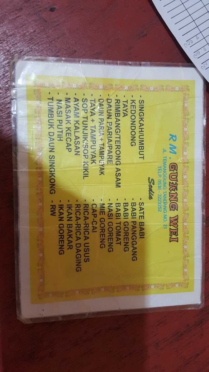 Menu Rumah Makan Babi Guang Wei-9