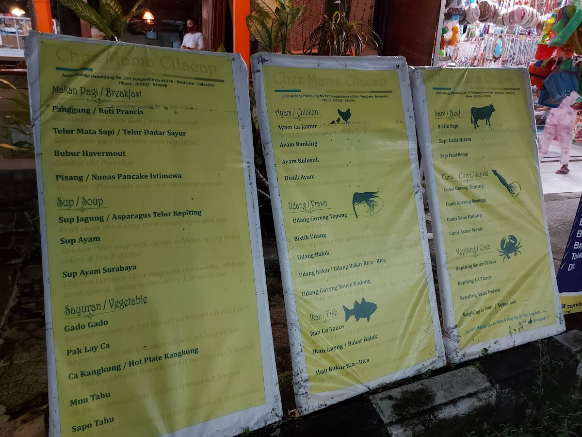 Menu Rumah Makan Chez Mama Cilacap-10
