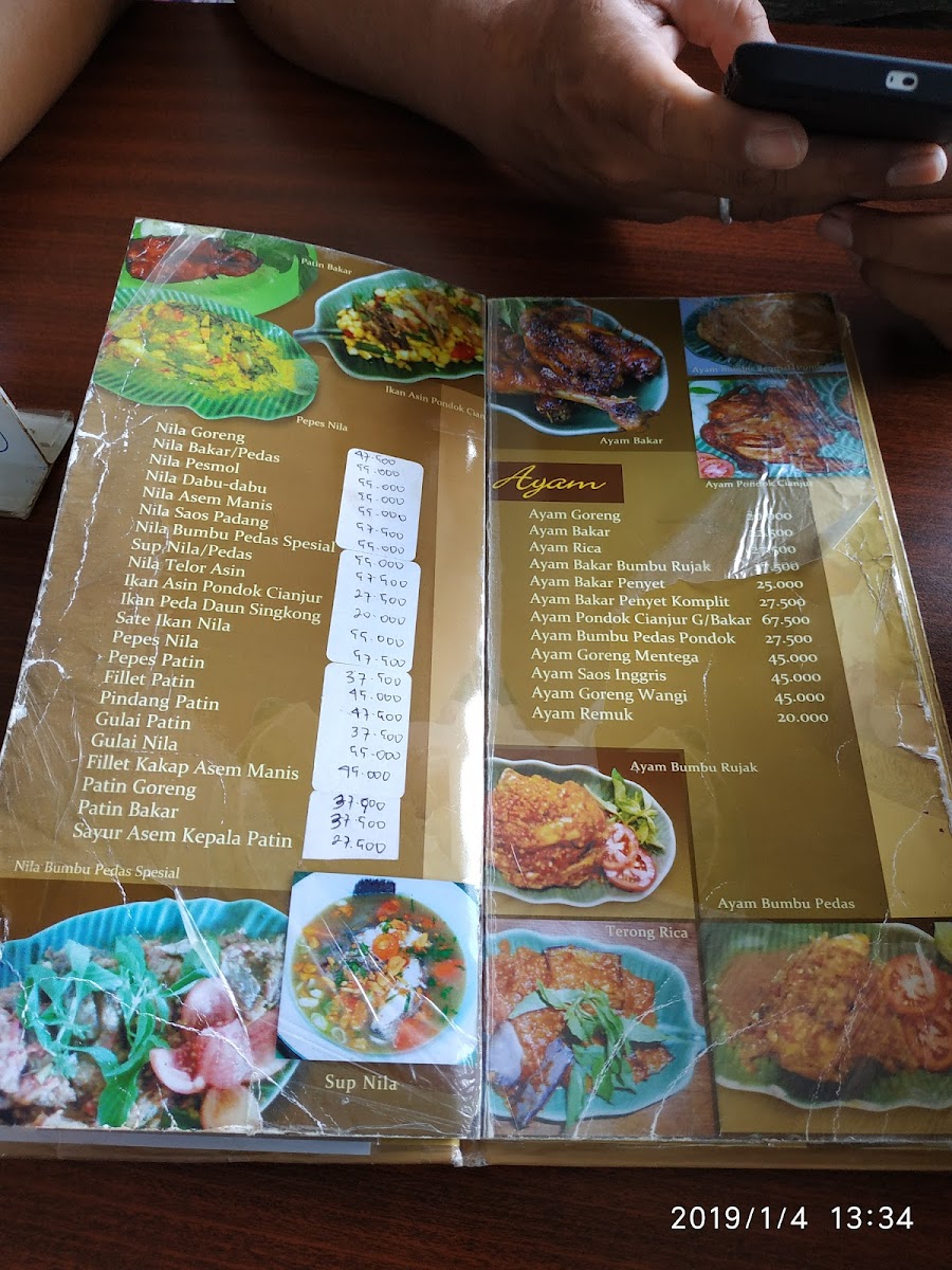 Menu Rumah Makan Cianjur-1