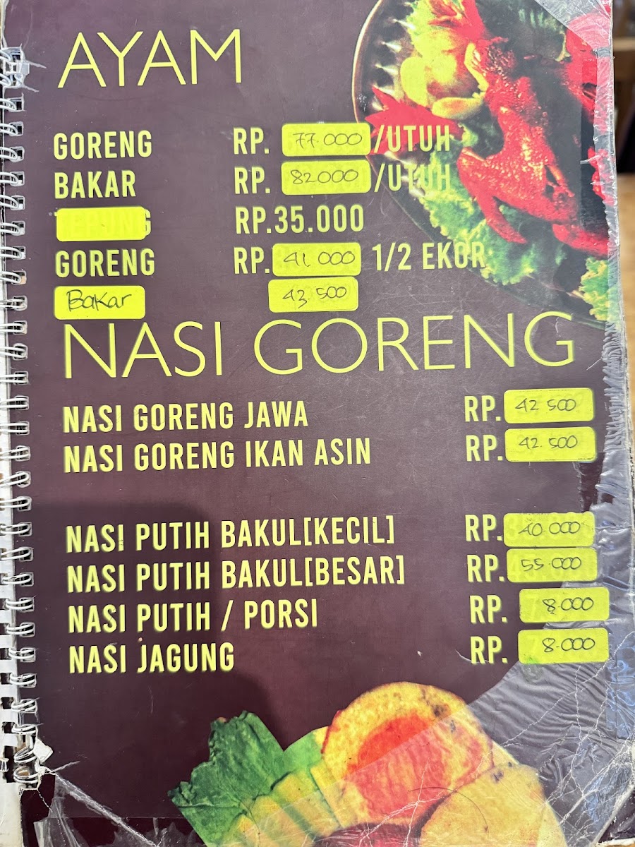 Menu Rumah Makan Inggil-3