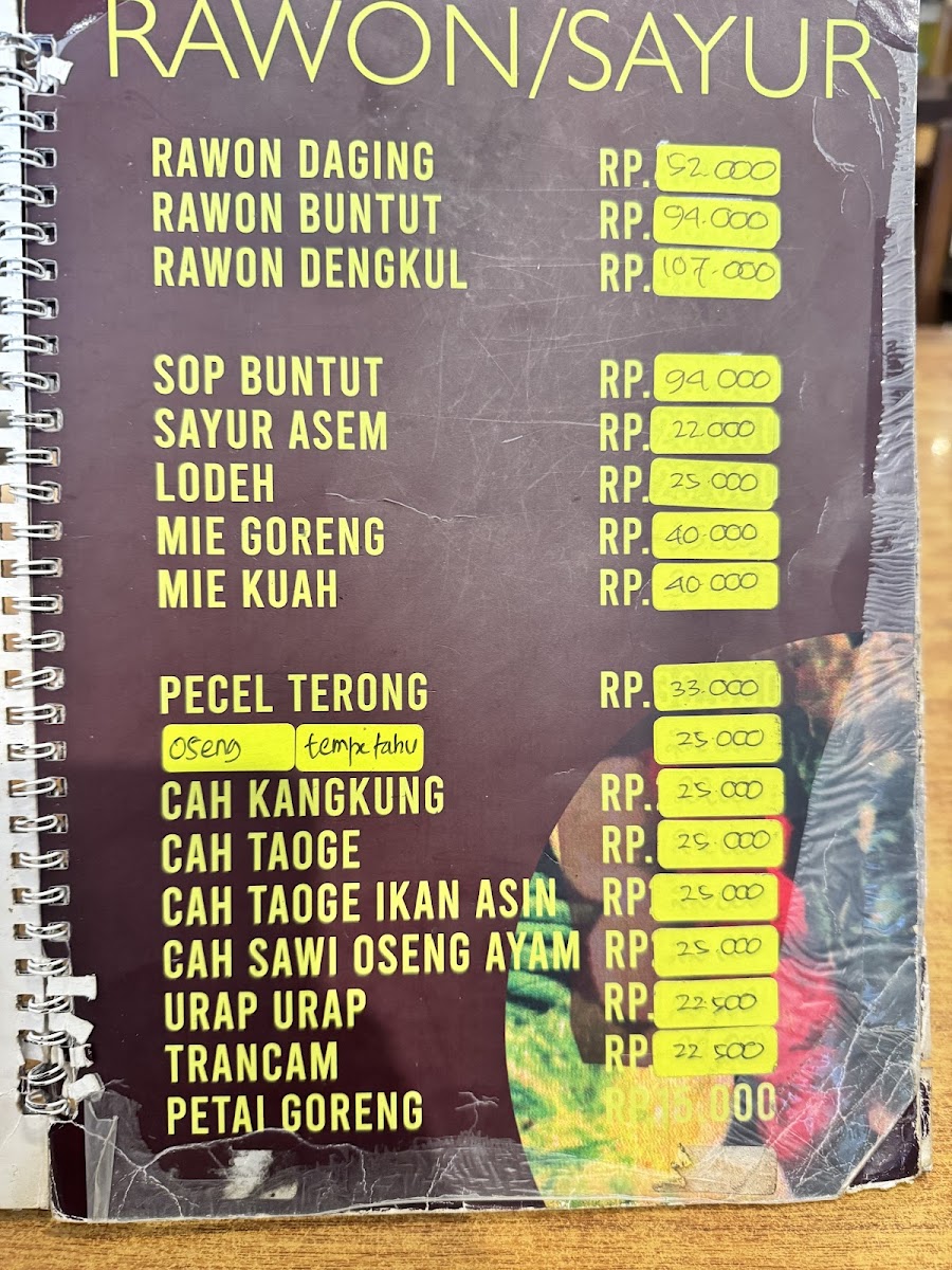 Menu Rumah Makan Inggil-7