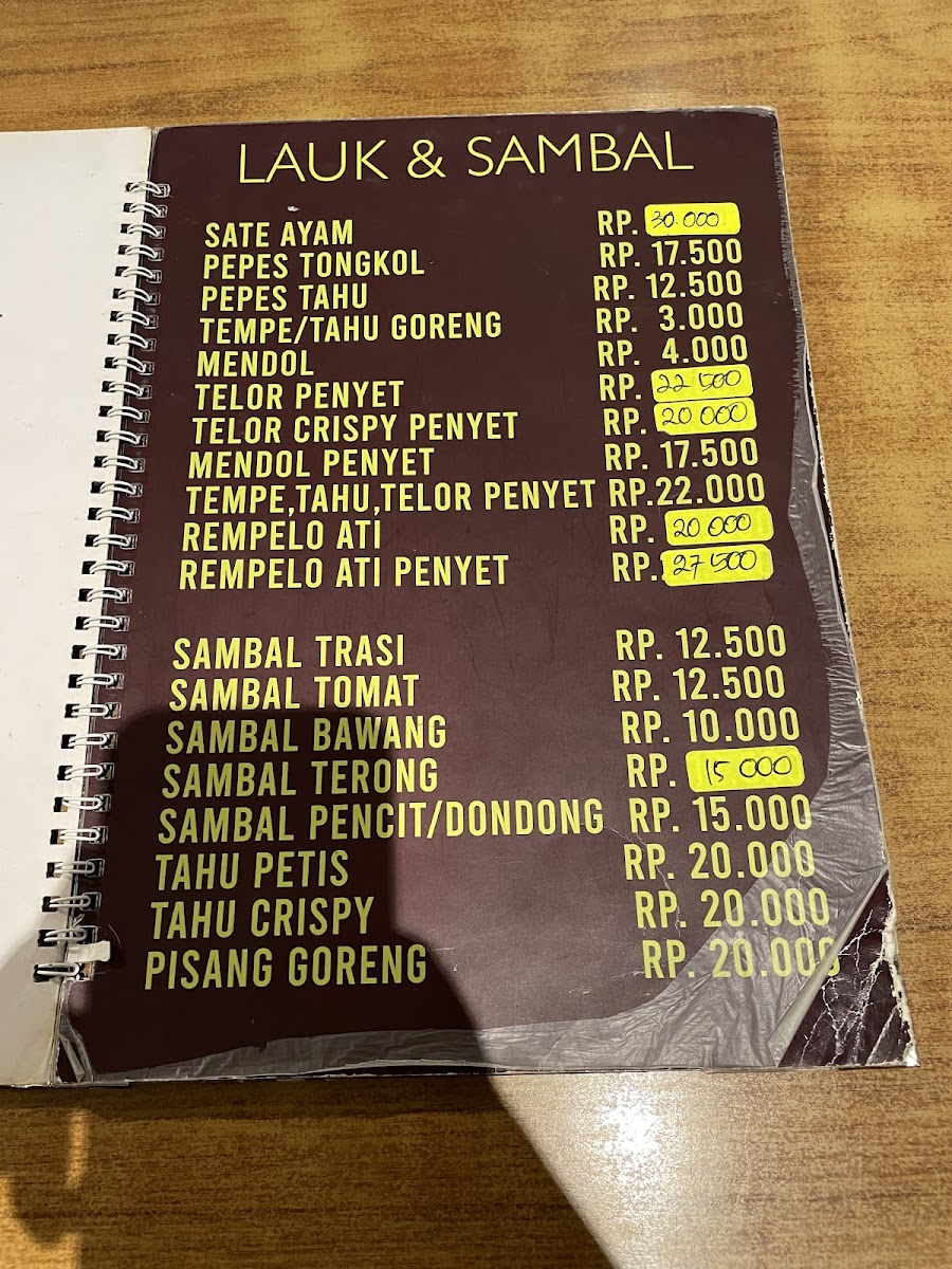 Menu Rumah Makan Inggil-9