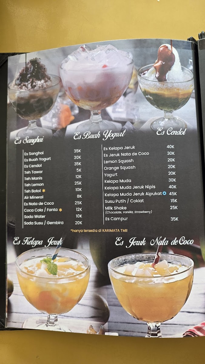 Menu Rumah Makan Karimata | Sentul Bogor-5