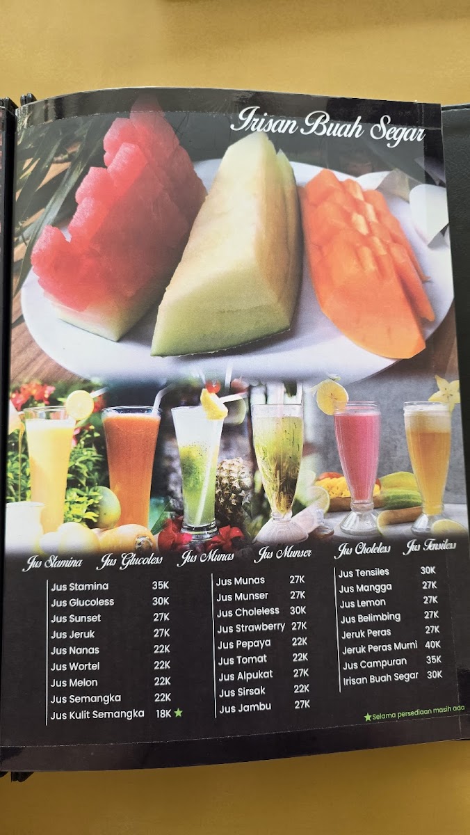 Menu Rumah Makan Karimata | Sentul Bogor-8