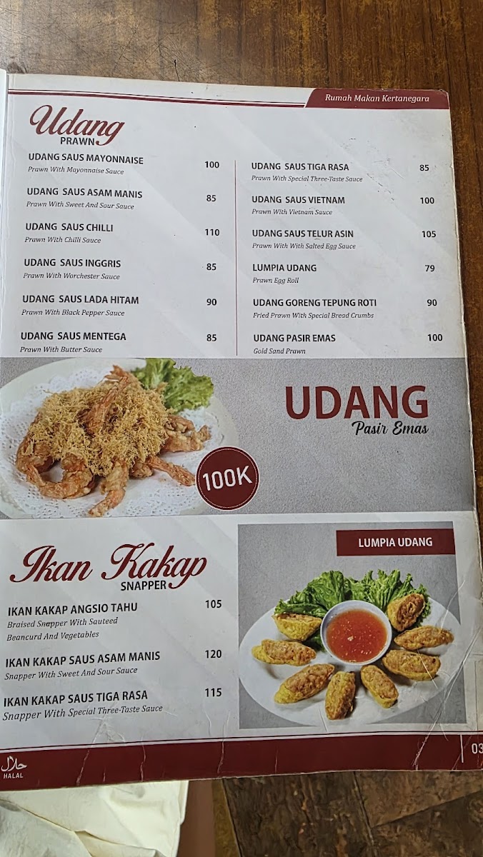 Menu Rumah Makan Kertanegara-10