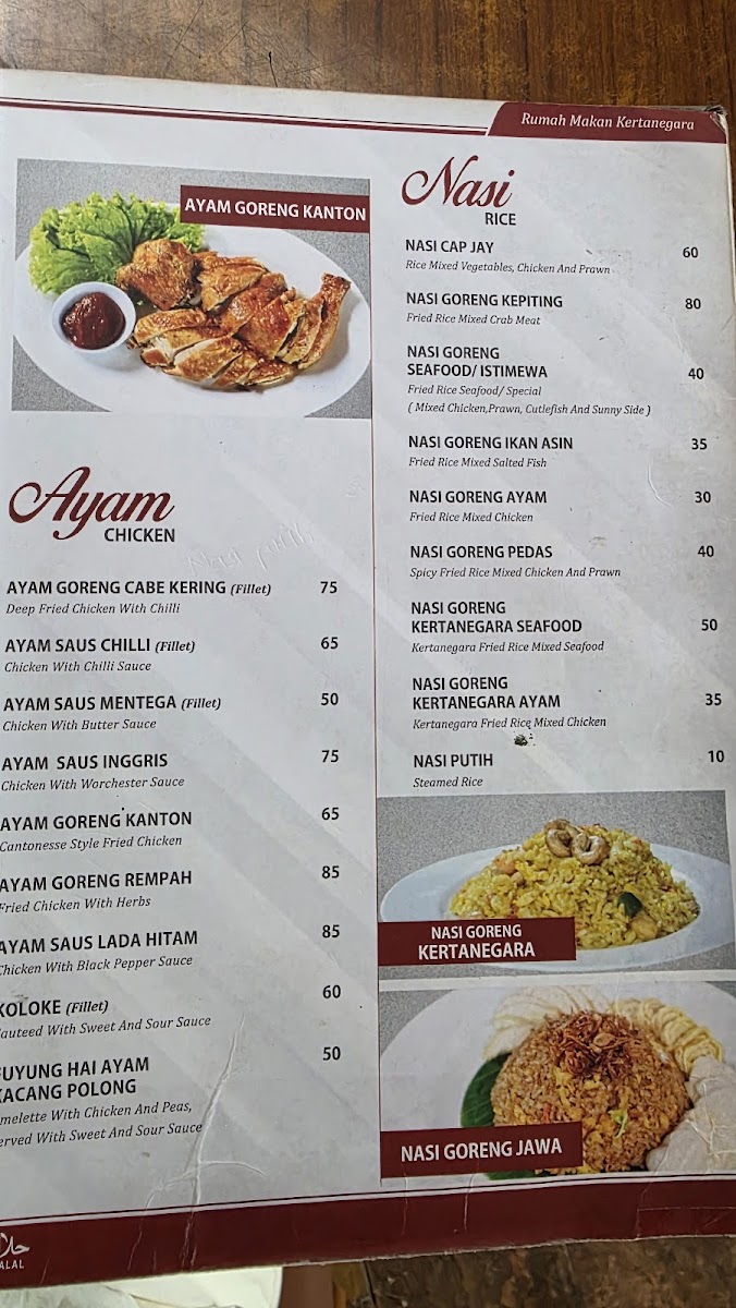 Menu Rumah Makan Kertanegara-8
