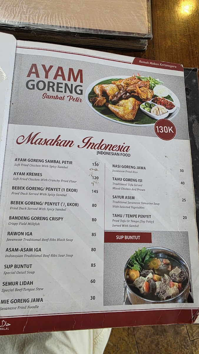 Menu Rumah Makan Kertanegara-9