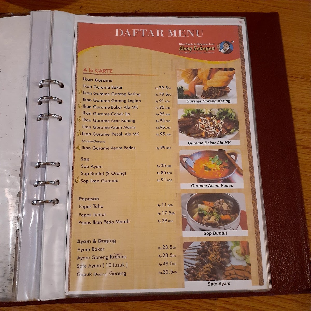 Menu Rumah Makan Mang Kabayan-9