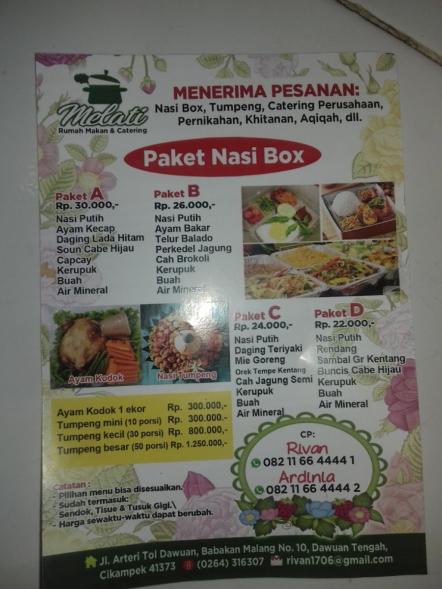 Menu Rumah Makan Melati-2